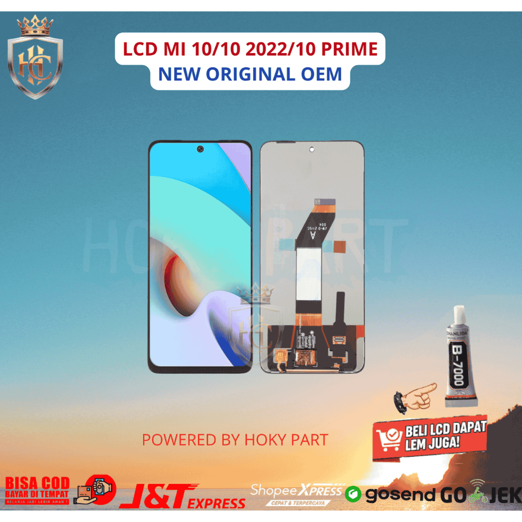 LCD XIOMI REDMI 10/10 2022/10 PRIME/10 PRIME 2022/NOTE 11 4G NEW ORIGINAL BEST QUALITY - HOKY CELL
