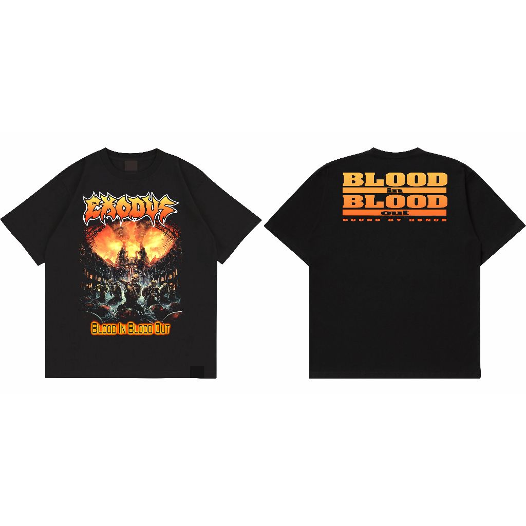 T-shirt Band Exodus - Blood In Blood Out