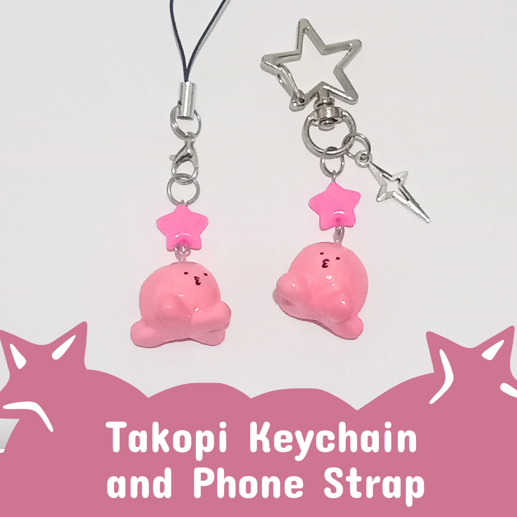 Takopi's Original Sin Keychain Bag Charmag and Phone Strap Anime Keychain - Starphine Shop
