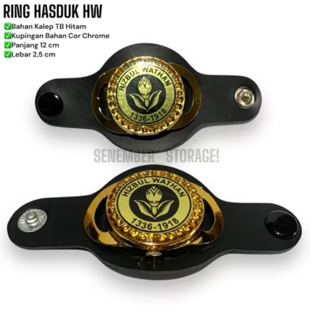 RING HASDUK HIZBUL WATHAN - RING HASDUK HW HITAM KOLONG HASDUK HW - CINCIN HASDUK HW