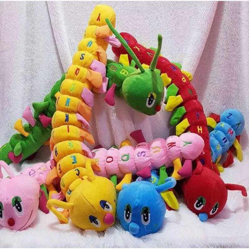 BONEKA ULIL XL - Boneka Ulat Panjang 8 WARNA