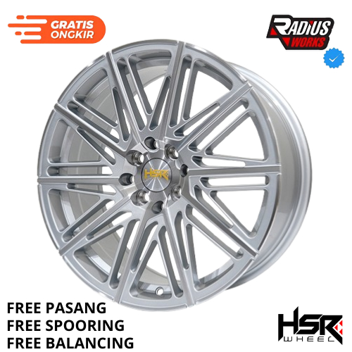 Pelek Mobil HSR Balige R17 untuk Honda Jazz, City, Freed, Jazz, Yaris, Livina, Galant, Kijang, Avanz