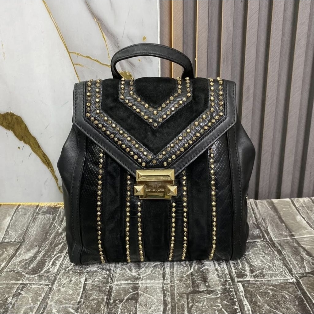 MK Whitney Mixed Media Backpack