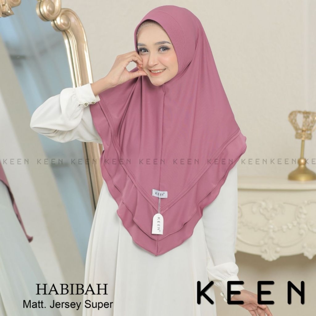 Hijab- KEEN HABIBAH -Matt.Jersy Super