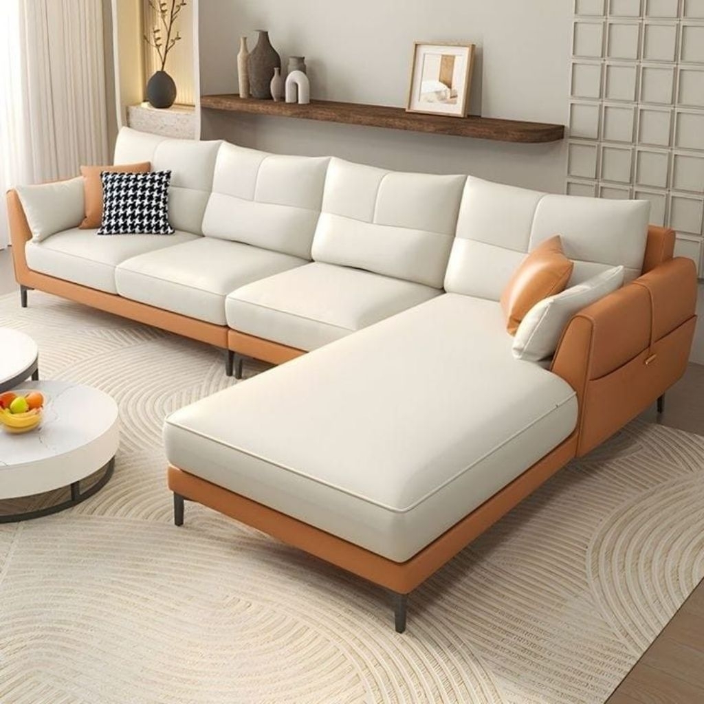 Sofa Minimalis Terbaru Sofa L Shape Sofa Ruang Tamu Kulit Mewah Sofa Kursi Tamu High Quality