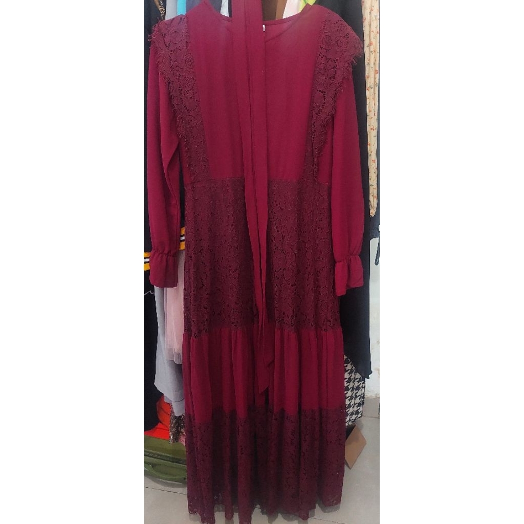 Farrah Dress -PRELOVED Gamis/dress Gamaleea/ghaisani