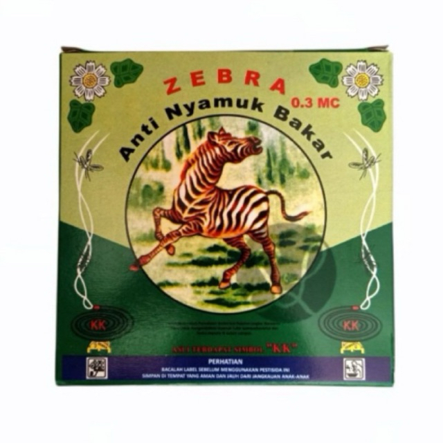 Obat Nyamuk Bakar Zebra | Anti Nyamuk Bakar