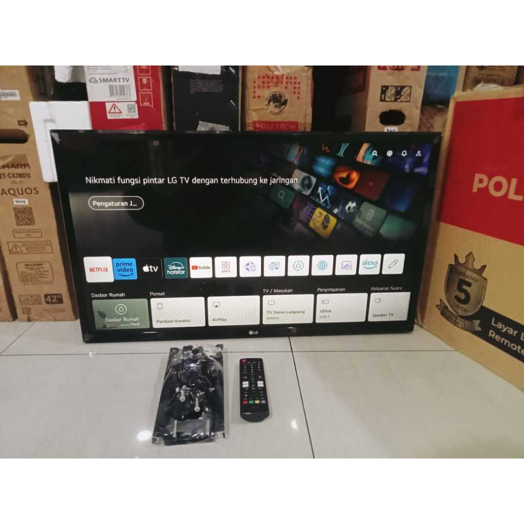 Free Bracket SMART TV LED LG 32IN HD Sudah Youtube Digital TV Kondisi bekas pemakaian masih segeL 62