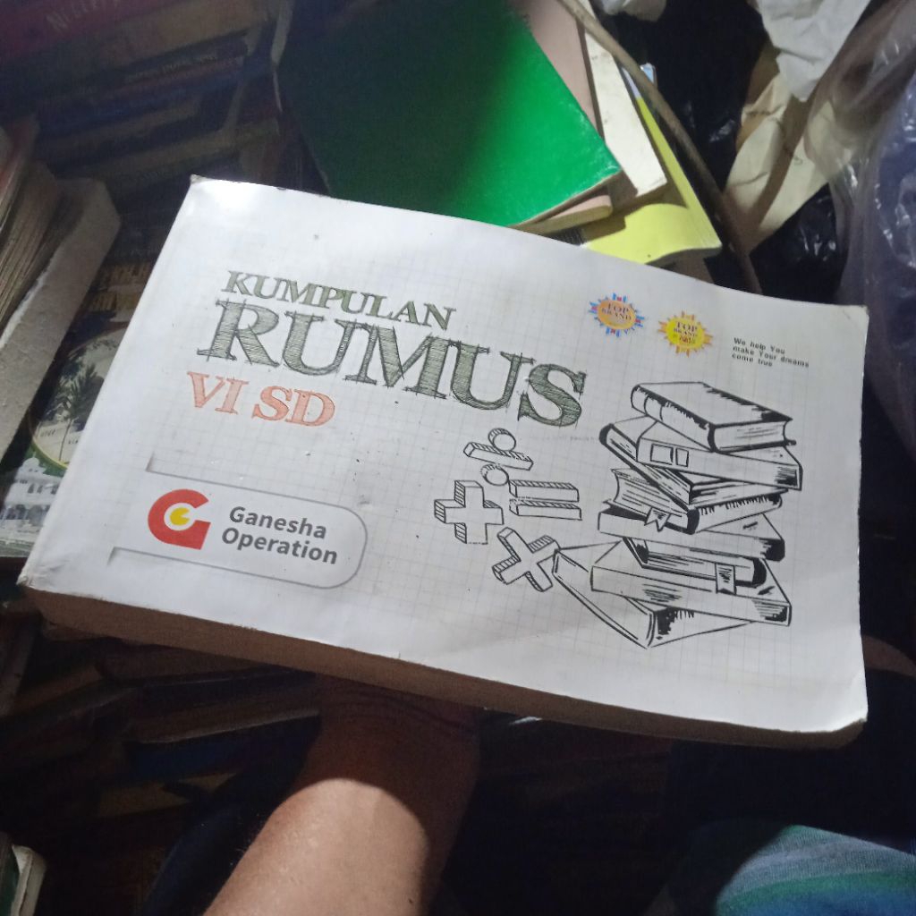 buku Kumpulan Rumus Vl SD, Ganesha Operation, buku original tebal 502 halaman