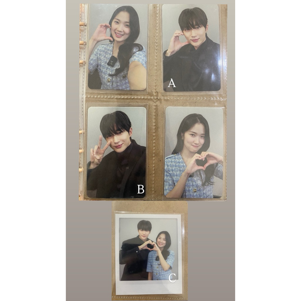 Lovely Runner Official Photocard Polaroid Couple So Sunjae Byeon WooSeok Kim HyeYoon