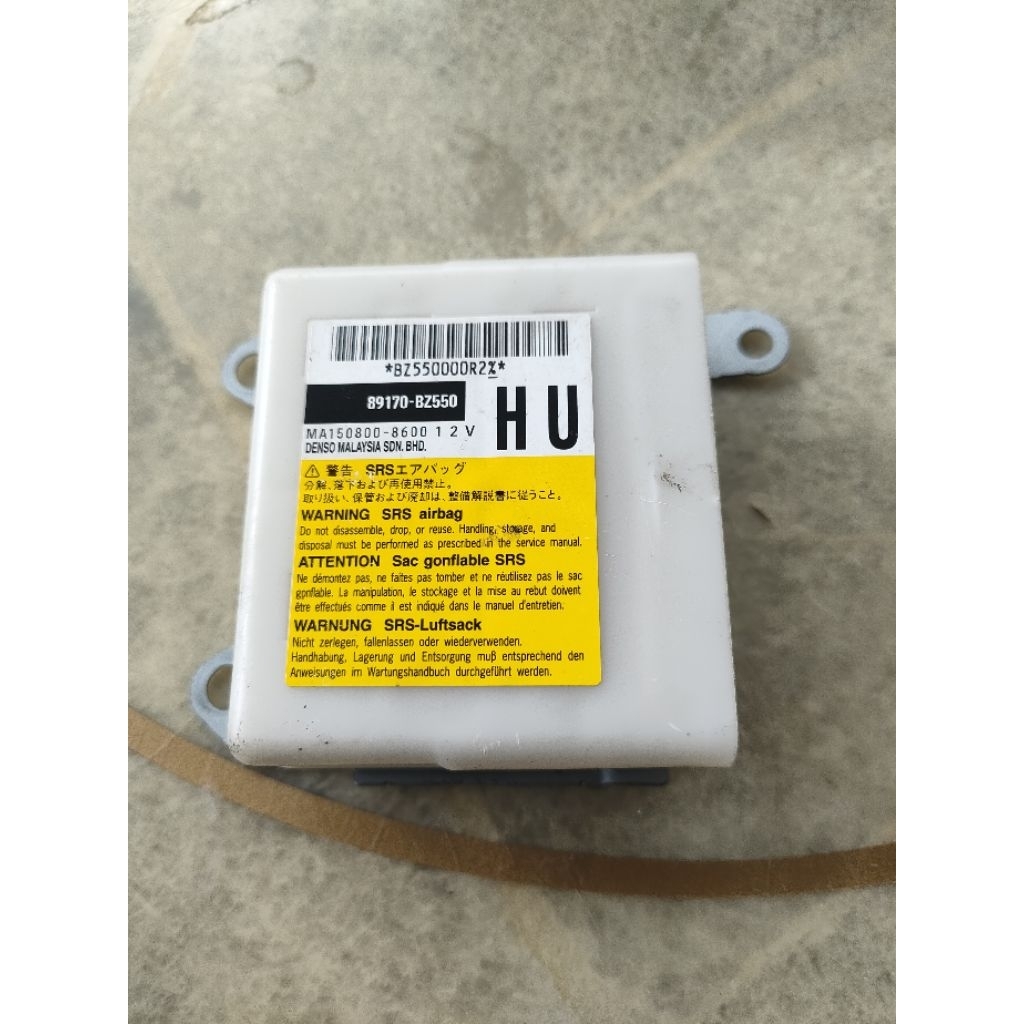 Modul SRS airbag aktif Toyota Agya Alya 89170-BZ550 HU