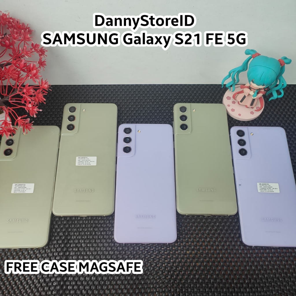 Samsung S21 FE 5G 8/256 Resmi SEIN Original Bekas Second Semua Fungsi Normal LCD Garis