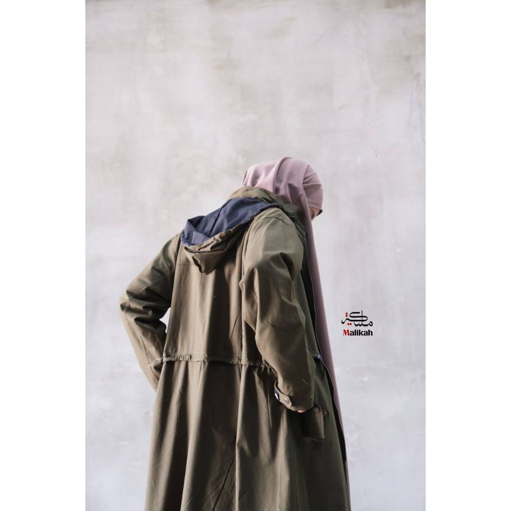 LONG PARKA BY ABYAA MALIKAH