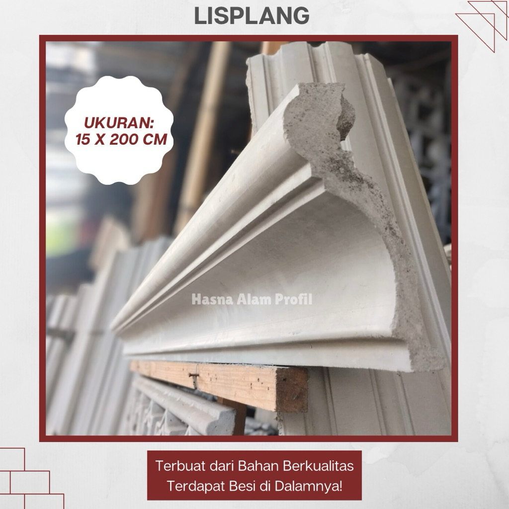 Lisplang Beton 15 x 200 cm – Lis Profil, Lis Profil Beton, lisplang, lis, lis beton, profil beton, l