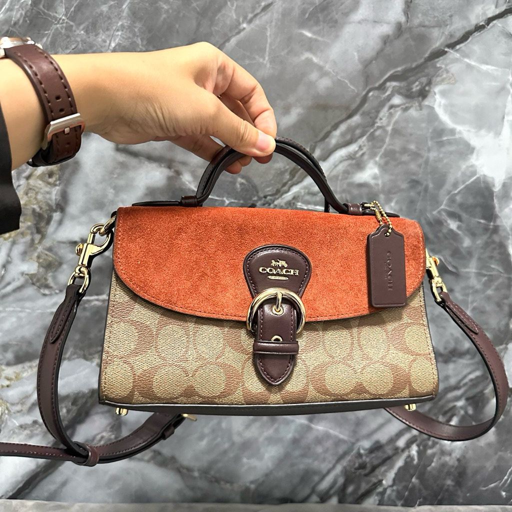 PRELOVED ORIGINAL COACH KLEO TOP HANDLE (BISA SLING)