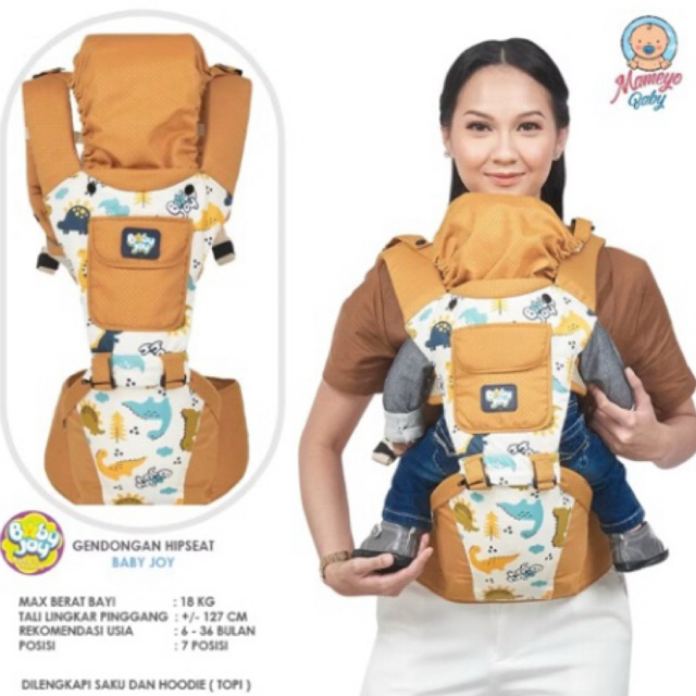 gendongan hipseat baby joy kado lahiran gendongan prelove pl