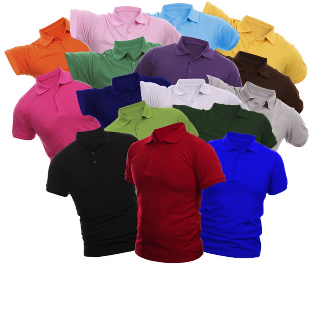 Kaos Polo Kerah Polos /  Polo Shirt Pria Lengan Pendek / Kaos Polo Lengan Pendek
