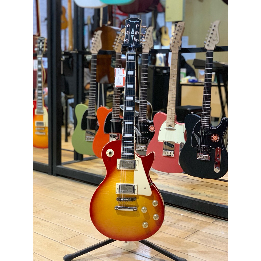 GITAR ELEKTRIK SCORPION LP610 SUNBURST
