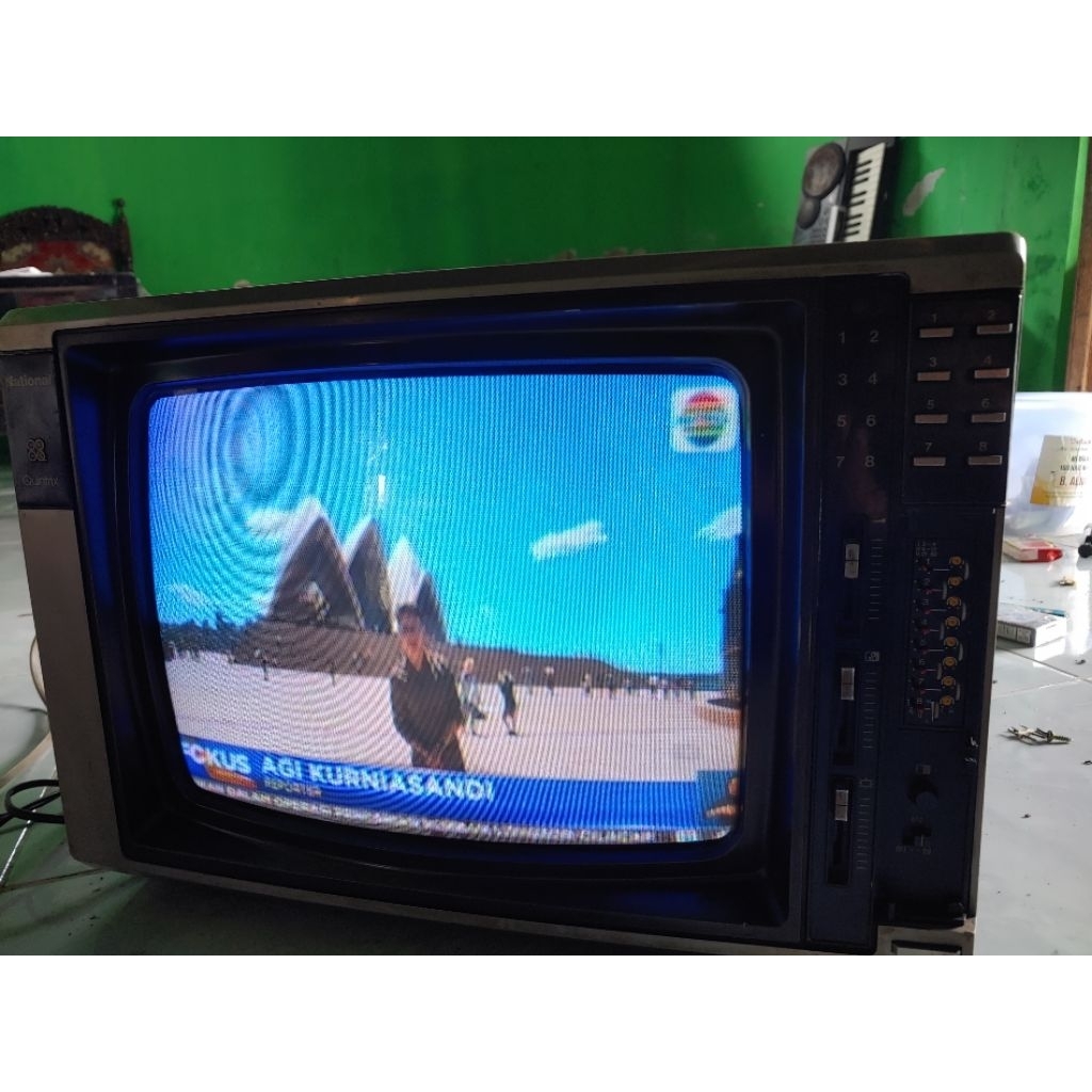 Tv National Colour Vintage Retro Clasic tahun 80 an