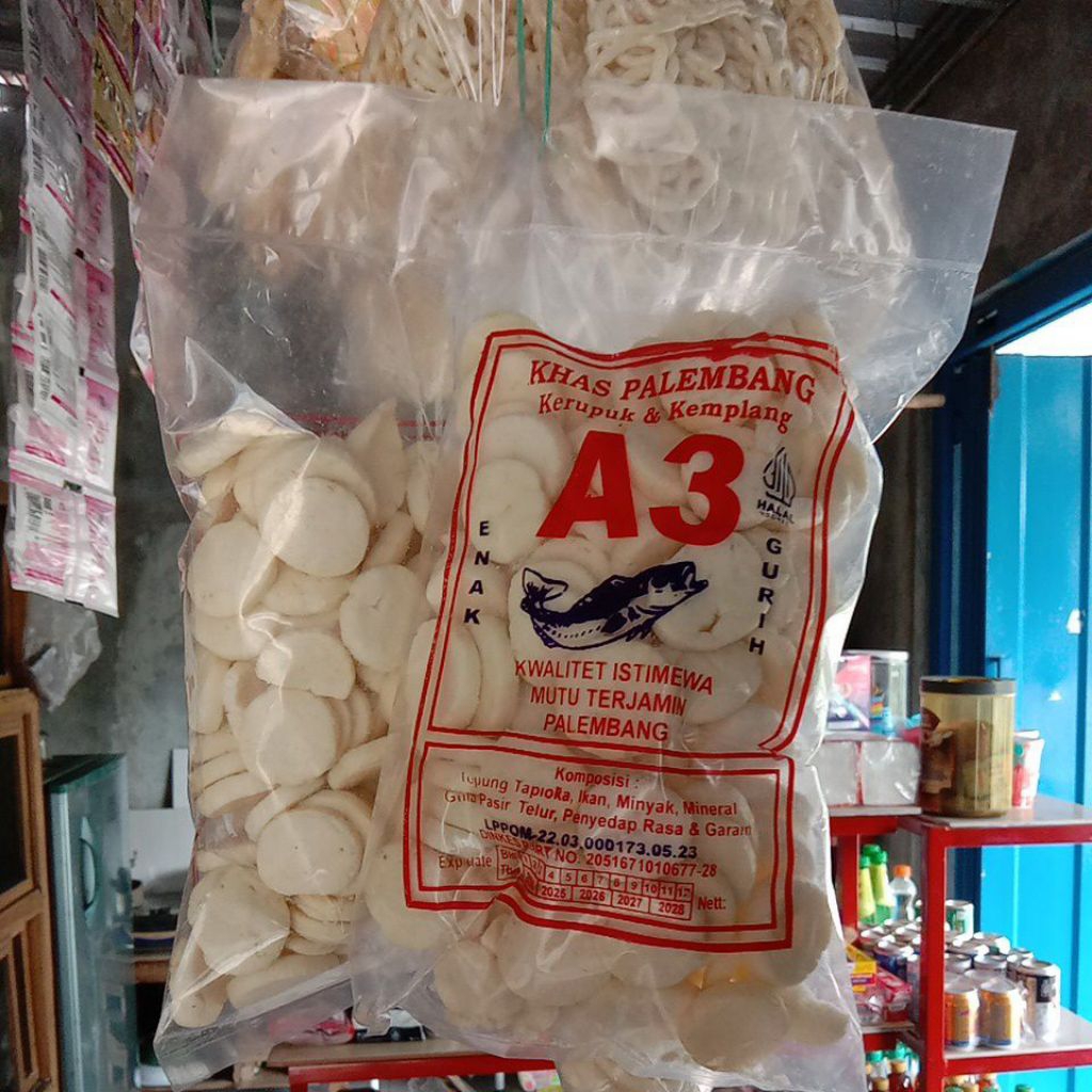 Kerupuk Kemplang A3 Mini Khas Palembang 200gram