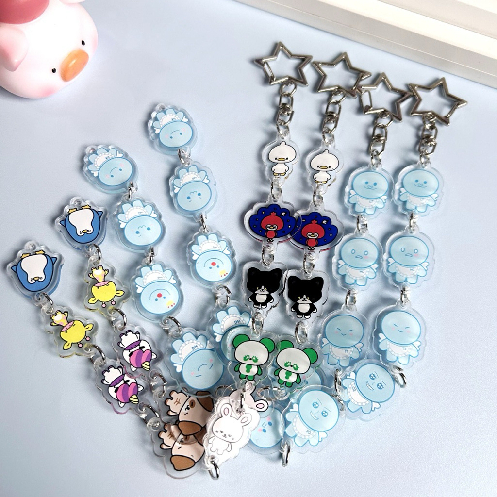 Super Junior Keychain Keyring Suju Acrylic Ganci