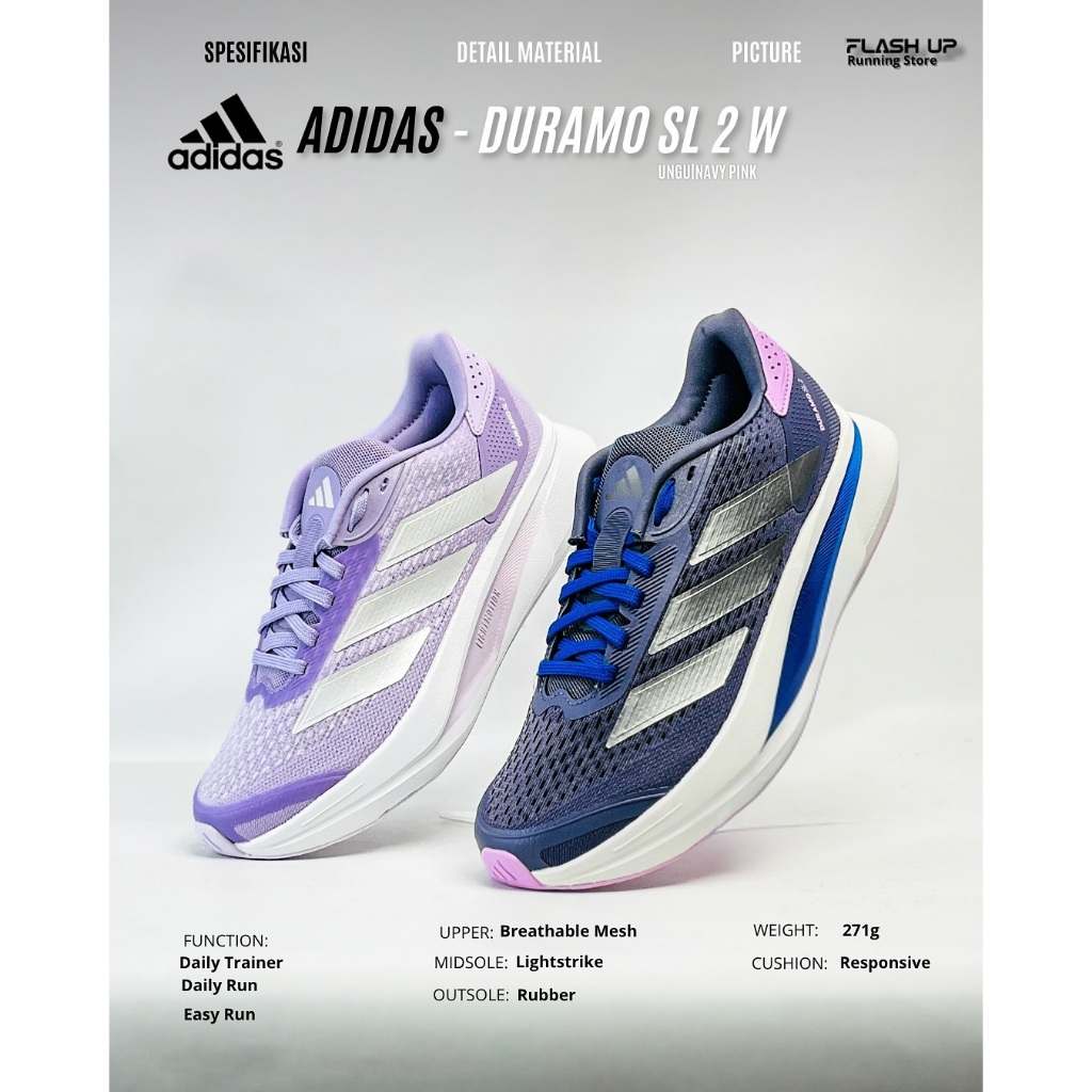 SEPATU RUNNING / LARI ADIDAS - DURAMO SL 2 Women