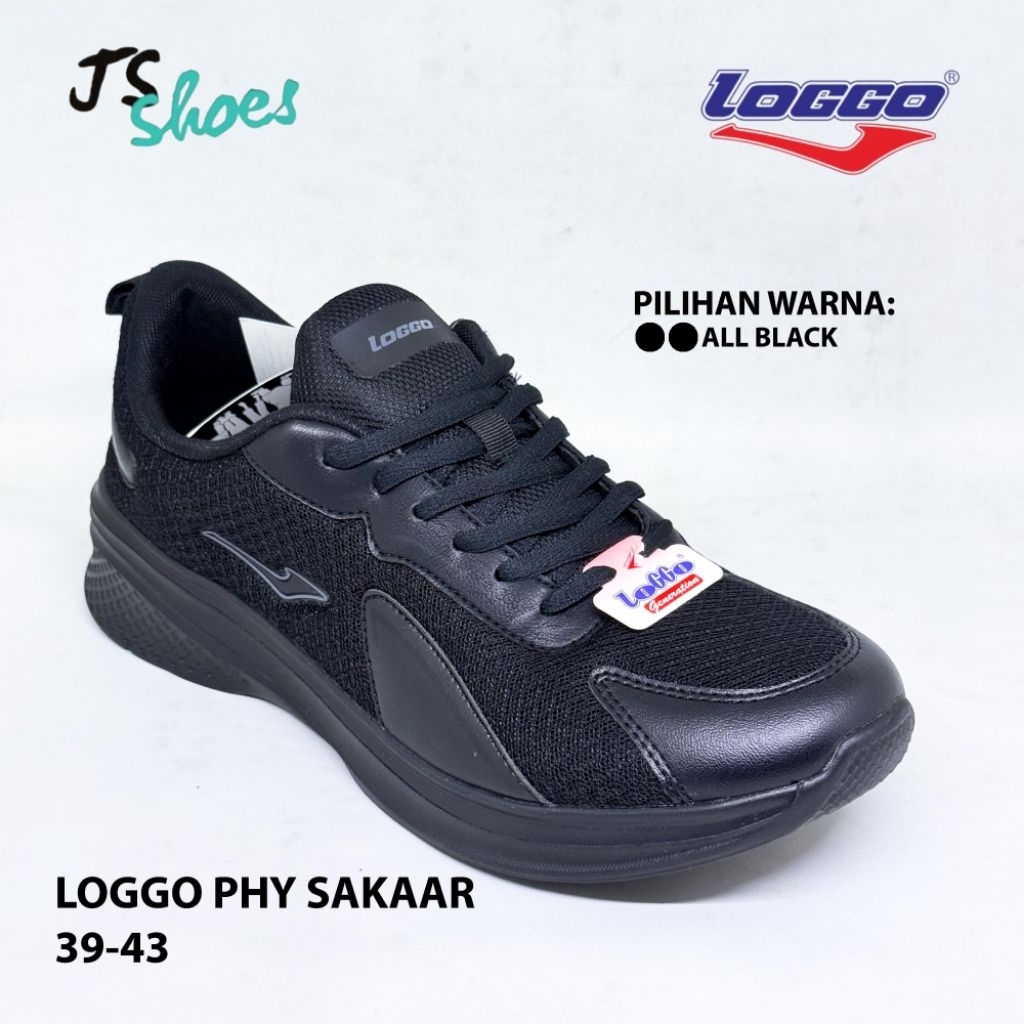 LOGGO PHY SAKAAR - SEPATU SNEAKERS SEPATU SEKOLAH TALI ANAK DEWASA MERK LOGGO ORIGINAL