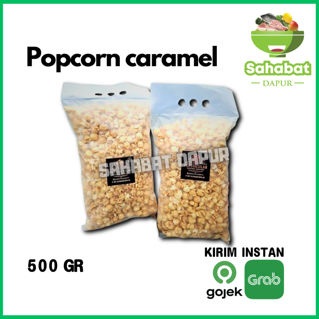 Popcorn Caramel 500gr - Sahabatdapur