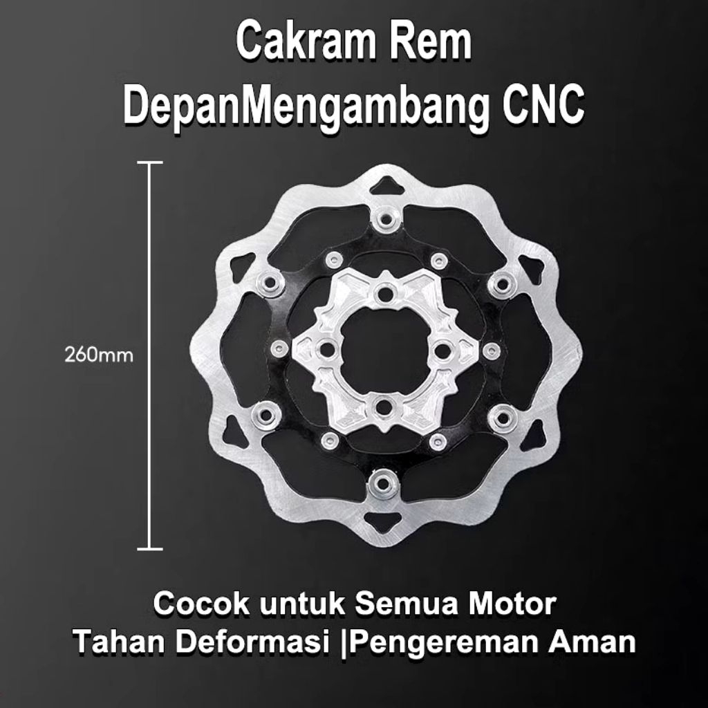DISC GALFER FLOATING VIETNAM 260MM DISK CAKRAM 260MM PIRINGAN GALFER DISK GALFER
