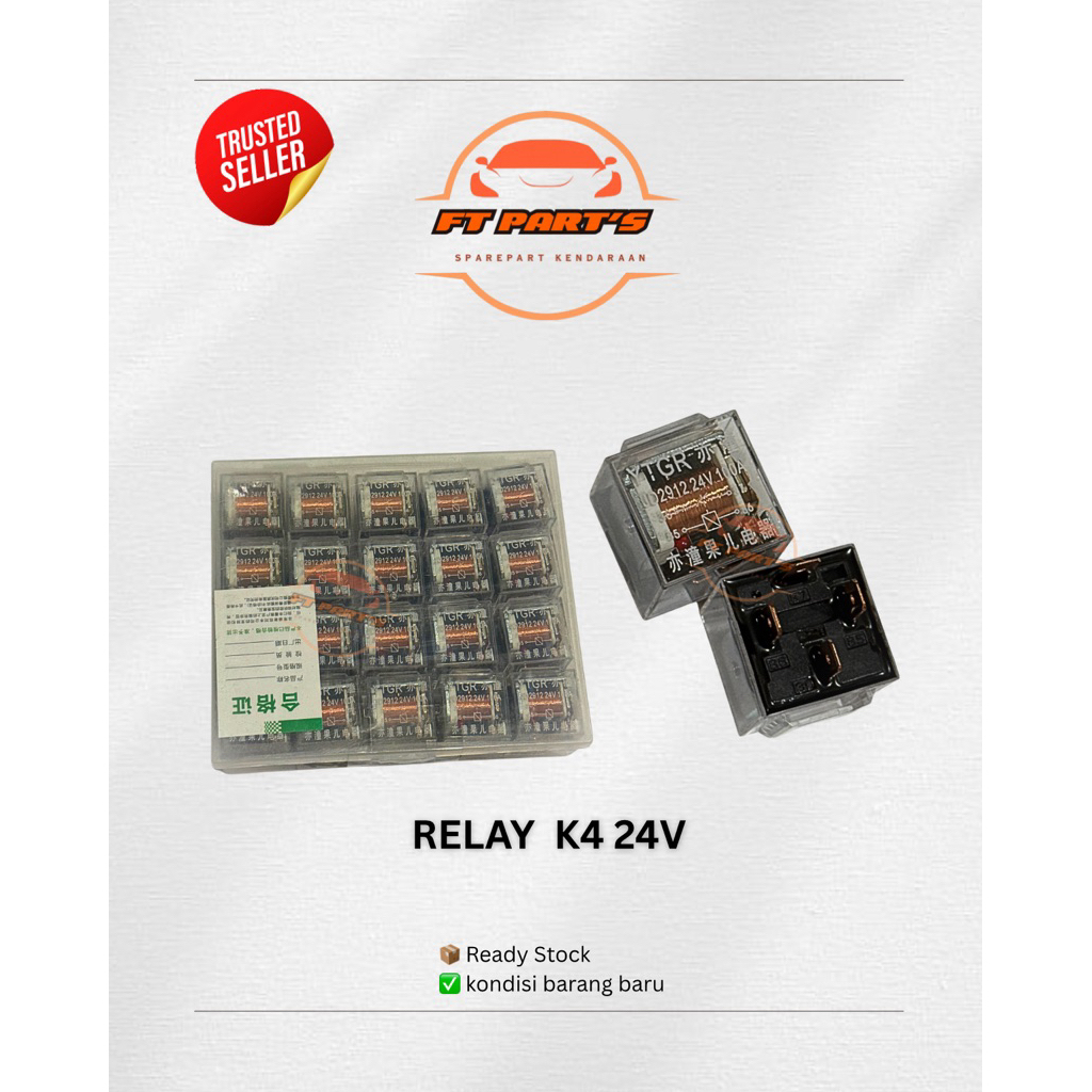 RELAY KAKI 4 24 VOLT
