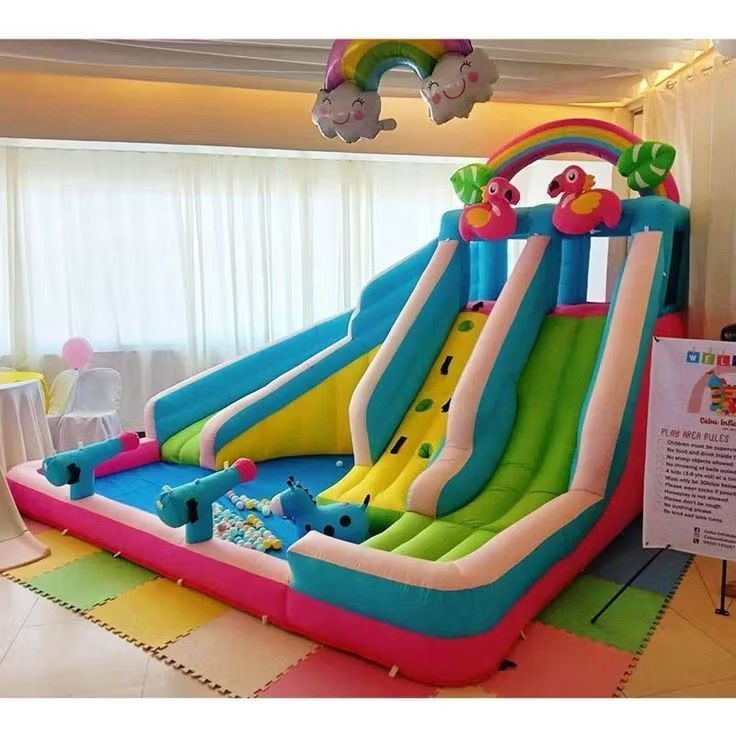 Rumah Istana Balon Inflatable Toys Perosotan Anak Playground Kids mainan anak anak ||  mainan istana