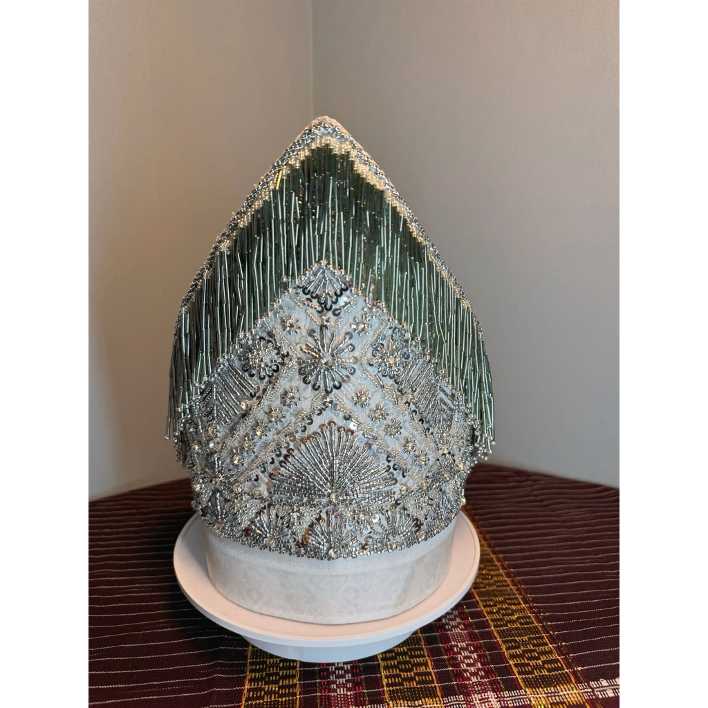 SORTALI PAYET SARTOPI PAYET ABU ABU | Sortopi pengantin |Topi Adat Batak | Topi Pengantin Batak