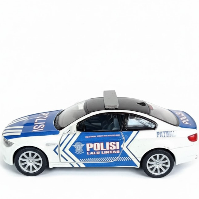 diecast bmw m3 coupe kinsmart custom mobil patwal skala 32