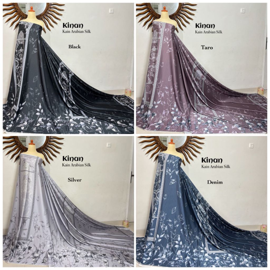bahan kain Arabian silk Kinan/bahan Kain Arabian Silk