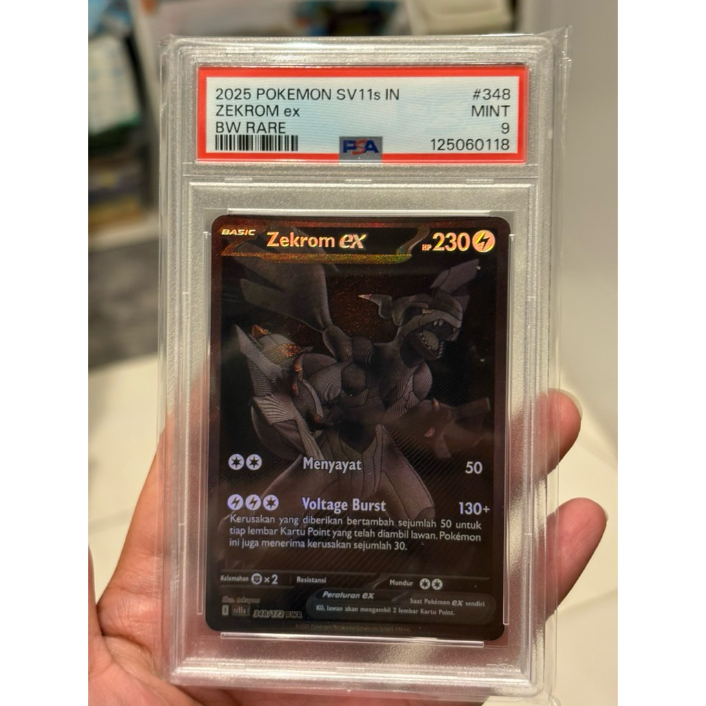Zekrom BWR Ind PSA 9 (mint) auction