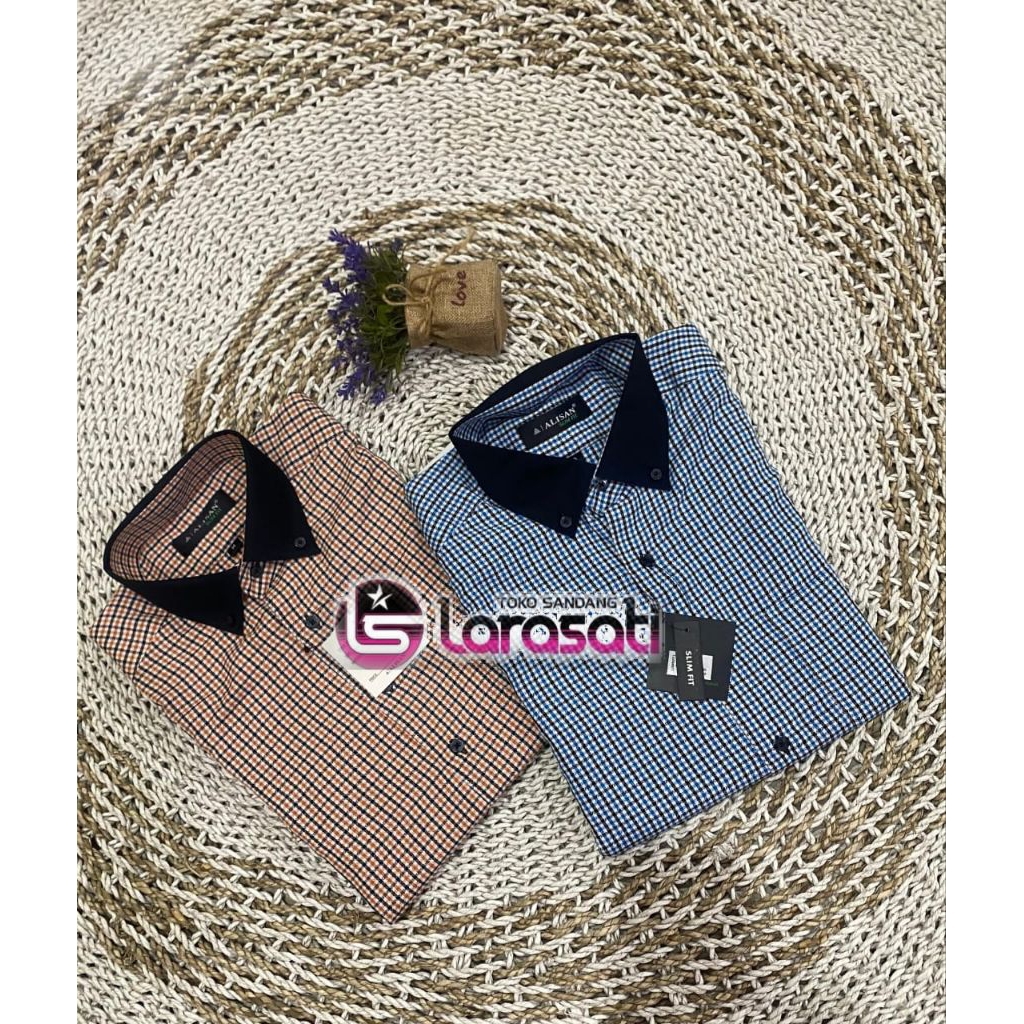 Kemeja ALISAN lengan pendek motif/kemeja kekinian/