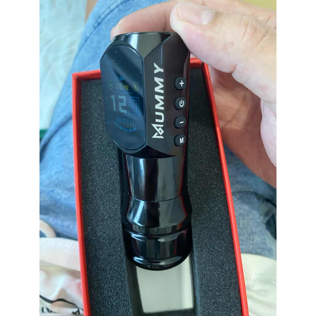 MUMMY TATTOO PEN WIRELESS MACHINE profesional tanpa kabel mesin tato sulam