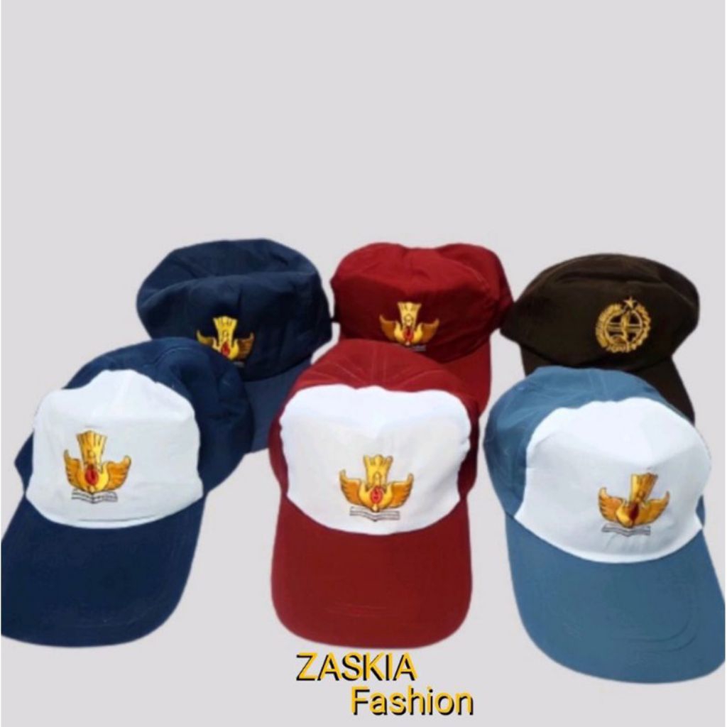 Topi Sekolah Anak SD, SMP, SMA, Pramuka / Topi SD,SMP, SMA,Pramuka