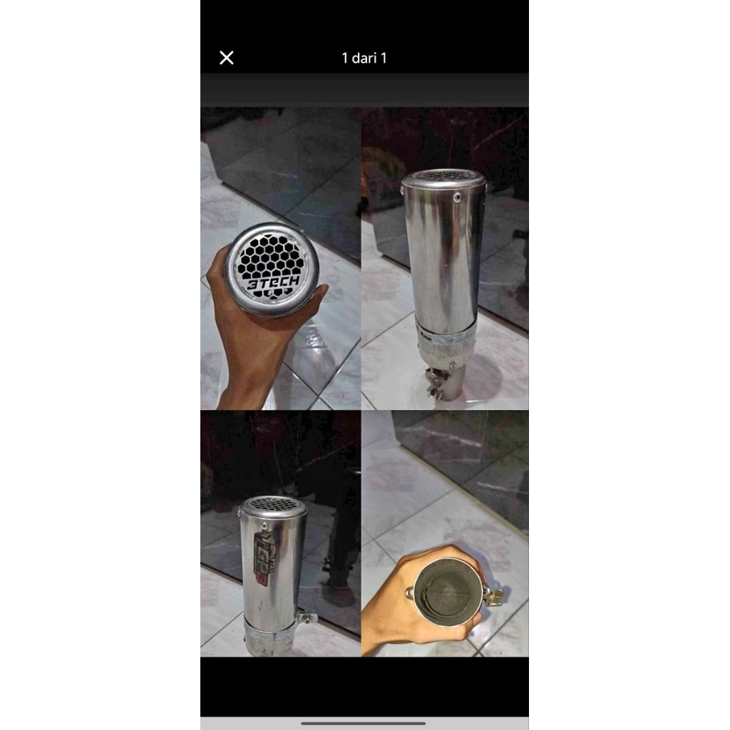 knalpot 3 suara 3 tech spartan gp 3 slincer only