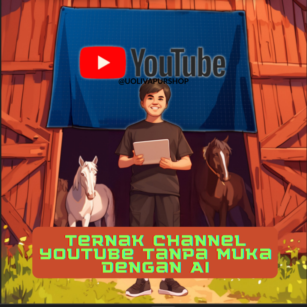 Ternak Channel YouTube Tanpa Muka dengan AI