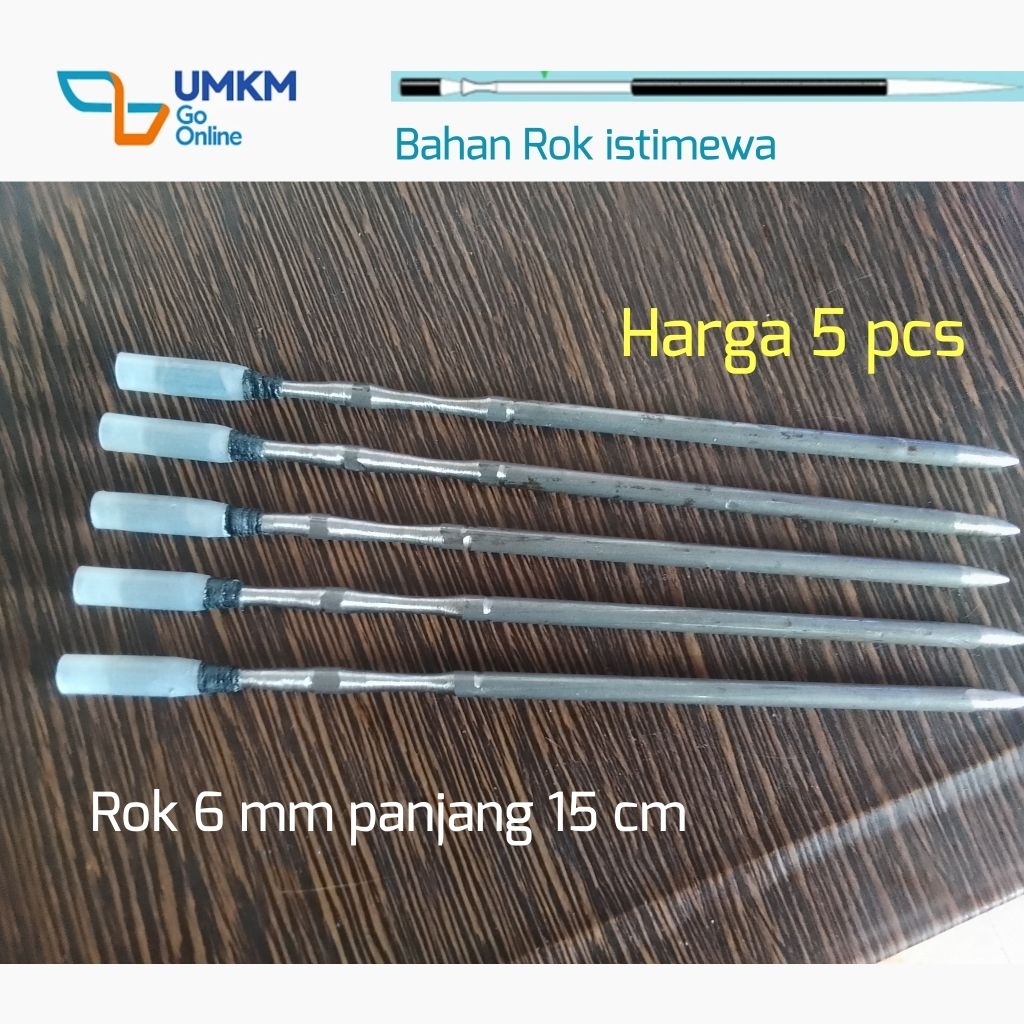 As  baja panjang 12cm - 15cm  x rok 6mm