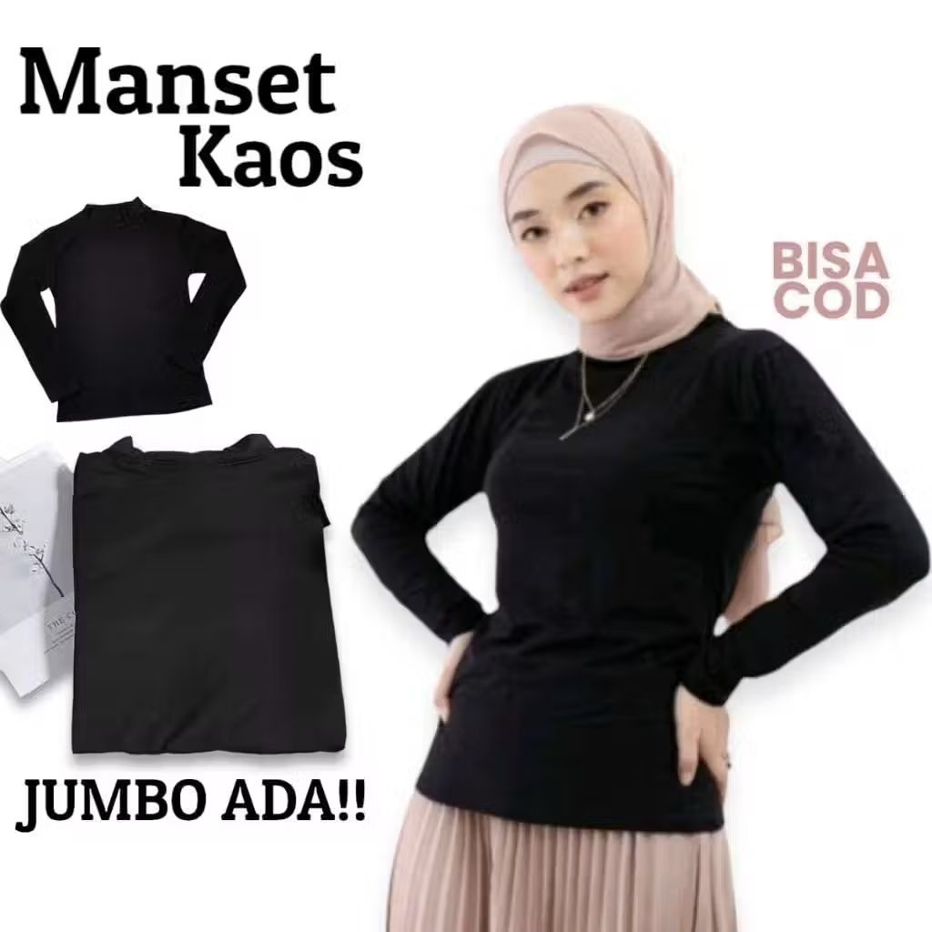 manset baju lengan panjang bahan super adem dan lembut.