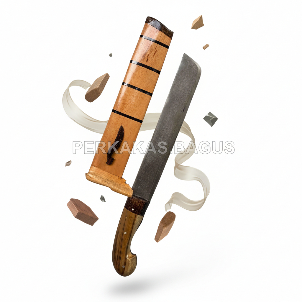 Golok Multiguna Potong Kayu & Bambu | Perkakas Kebun Ekonomis Baja Per Asli