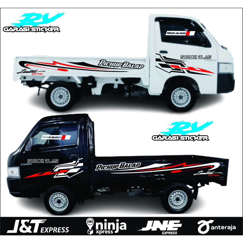 Stiker Mobil Pick Up suzuki futura Stiker Pick Up Colt T 120ss New Carry Futura terlaris