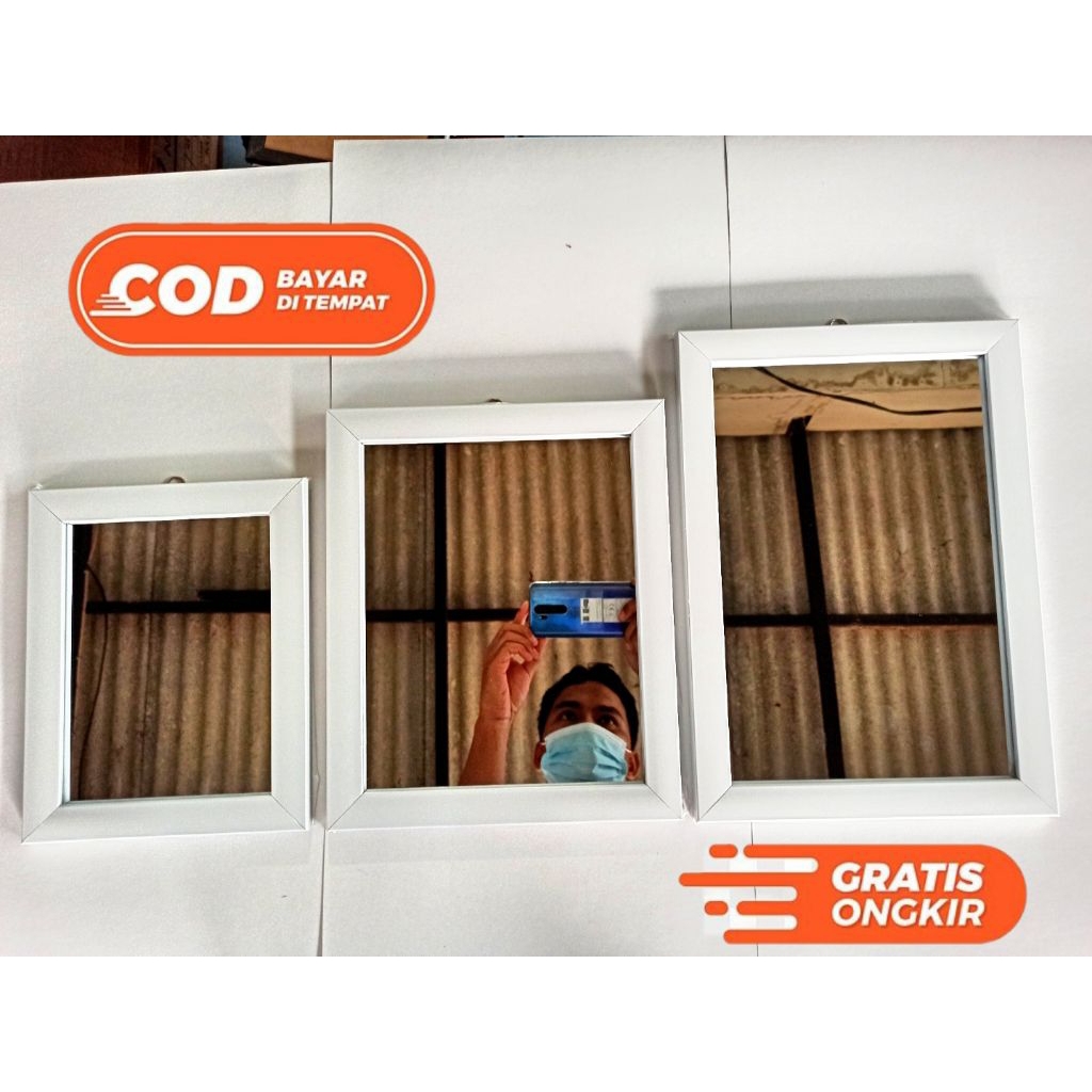 Cermin Gantung / Cermin Dinding / Cermin Minimalis / Cermin Gantung Dinding