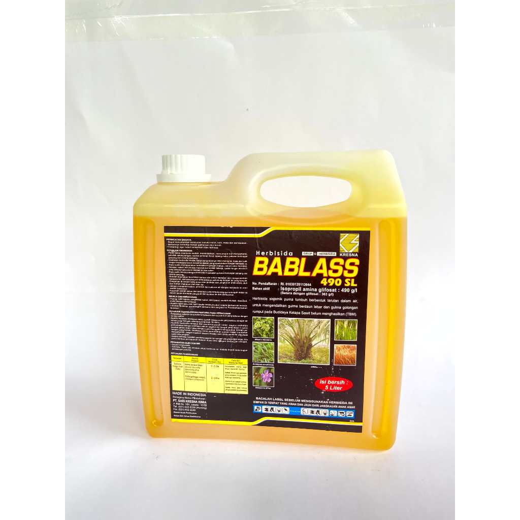 HERBISIDA SISTEMIK BABLAS 490SL/5LITER