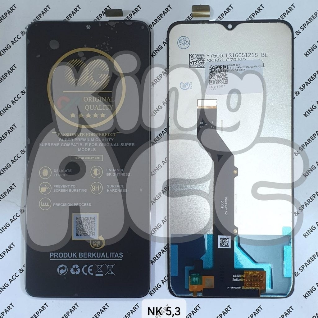 OG SUPER LCD TOUCHSCREEN NOKIA 5.3 / TA-1234 / TA-1223 / TA-1227 / TA-1229 BLACK