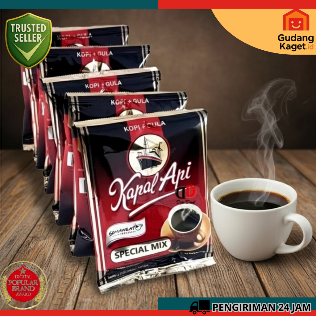 [1Renceng] kopi kapal api 1 renceng kopi kapal api gula kopi hitam