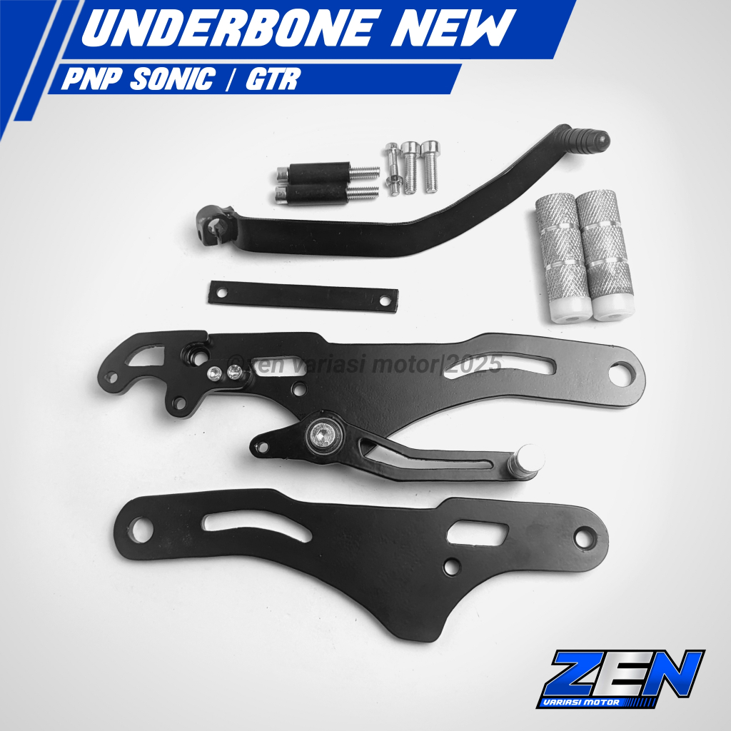 Underbone Sonic  Cutting Besi Footstep Underbone PNP Sonic 150 R / GTR 150 R MODEL NEW