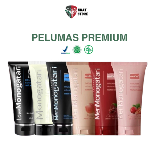 Pelumas / Pelicin Love Monogatari Silk Touch Water Based Lubricant 200ml